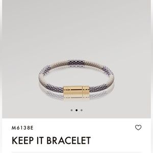 Louis Vuitton Keep It Bracelet